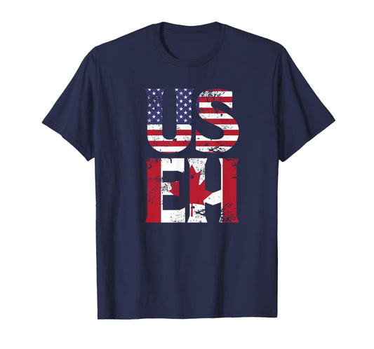 US EH American Canadian Funny Meme Quote T-Shirt