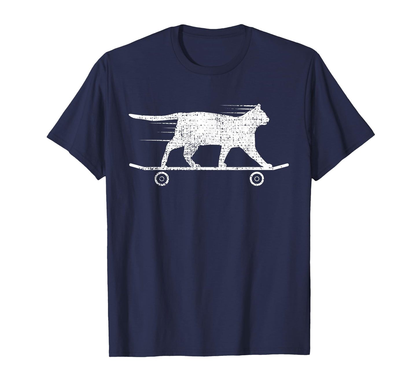 Skateboard Cat T-Shirt Kitten Tshirt Gift Tee Owner Lover T-Shirt