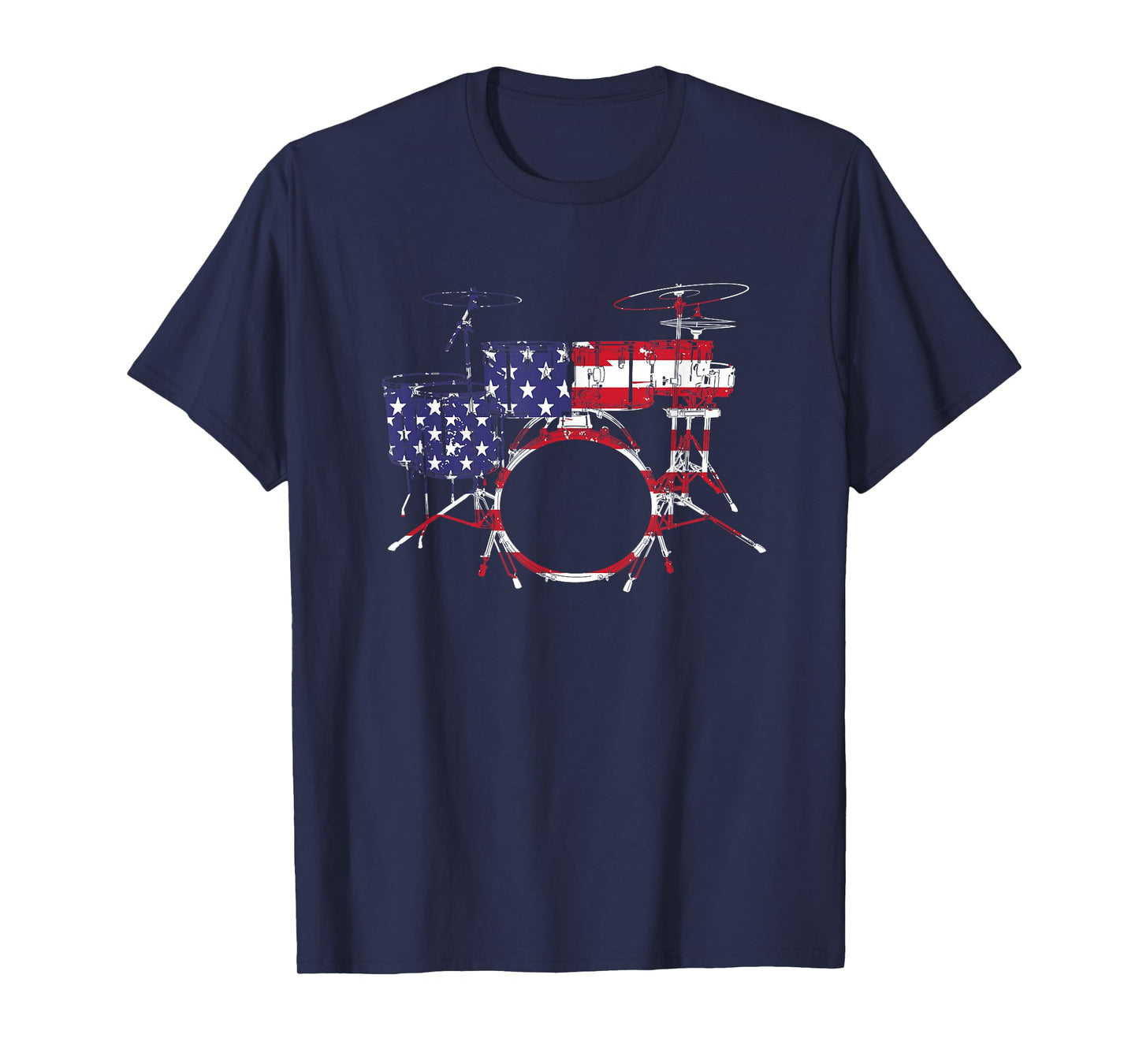 Best Drum Design for Men Women Drum Set Drumming Drummer T-Shirt