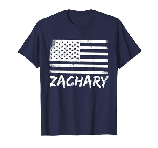 Zachary Citizenship Birthday Personalized Forename Name T-Shirt