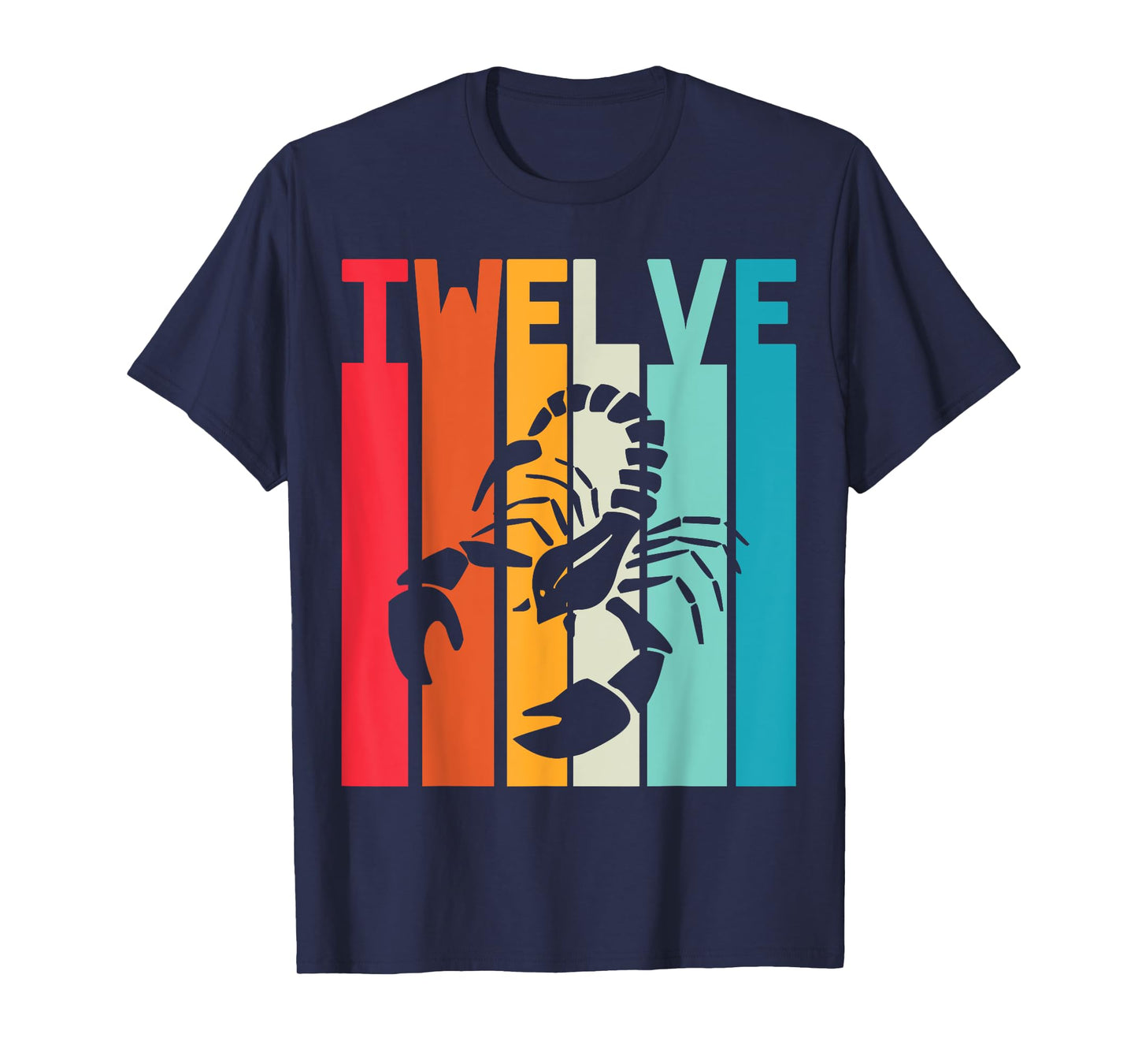12th Birthday Scorpio Zodiac Retro Girl Boy 12 years old T-Shirt