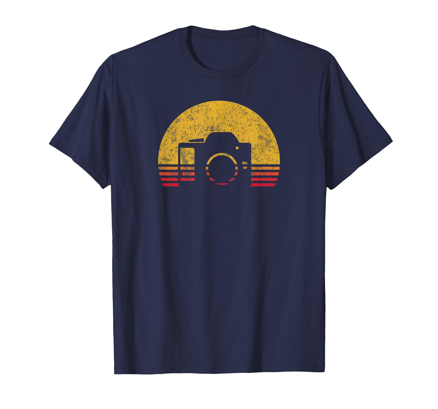 Vintage Retro Sunset Camera Photographer Gift T-Shirt