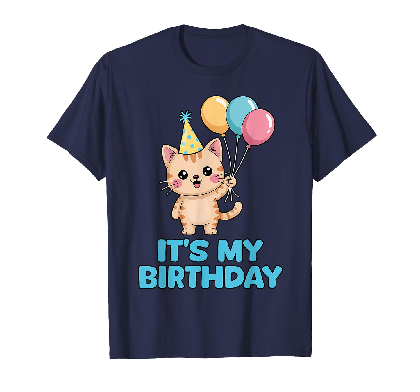 It's My Birthday Kawaii Cat T-Shirt