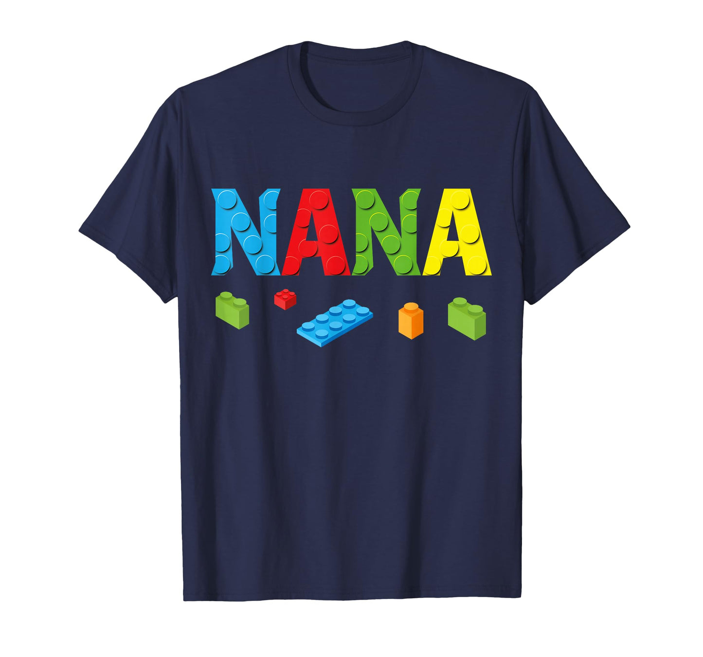 Nana Master Builder Building Bricks Blocks Family Set Parent T-Shirt