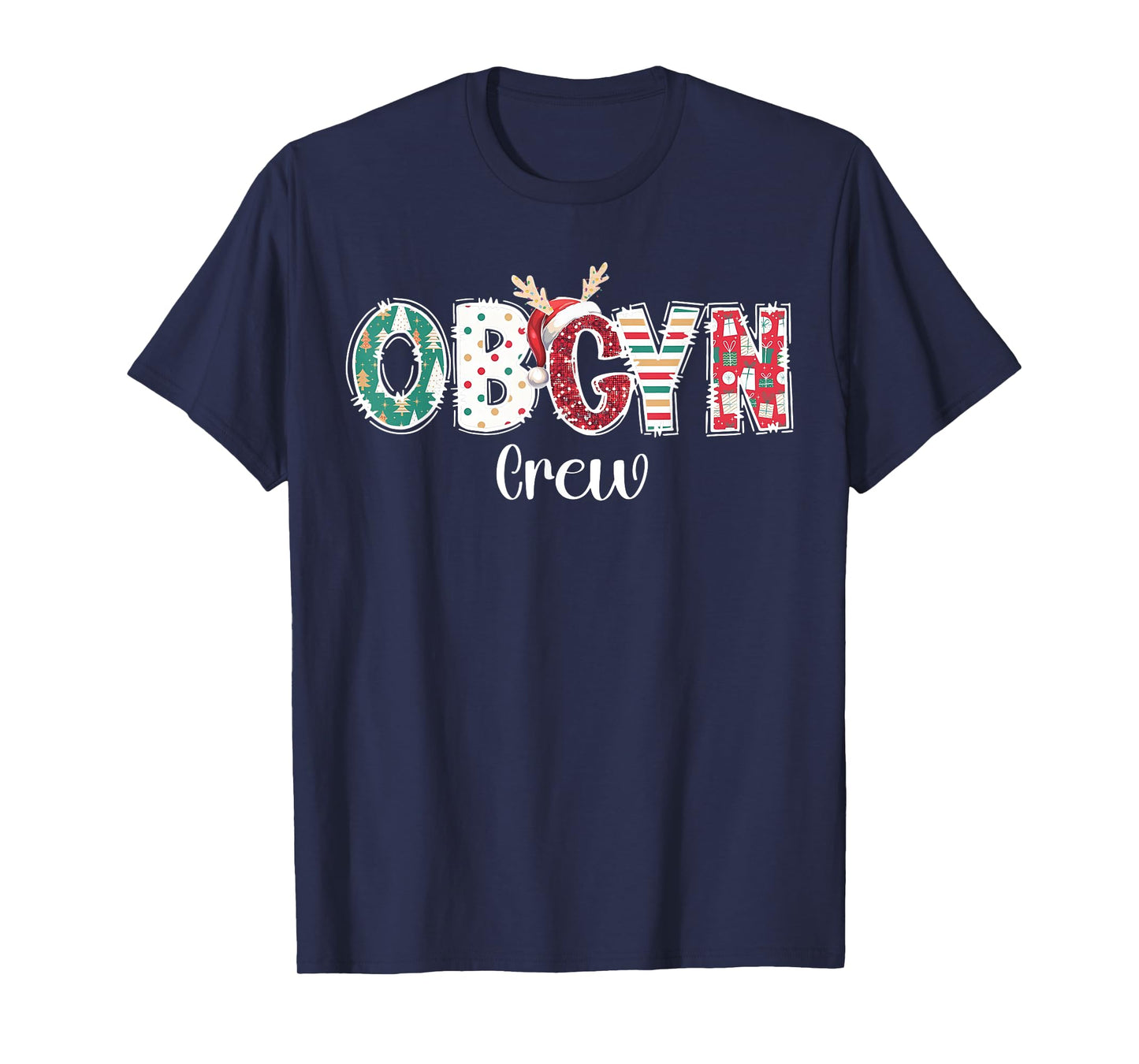 Christmas OBGYN Crew Obstetrics OB GYN Group Team Nurse Xmas T-Shirt