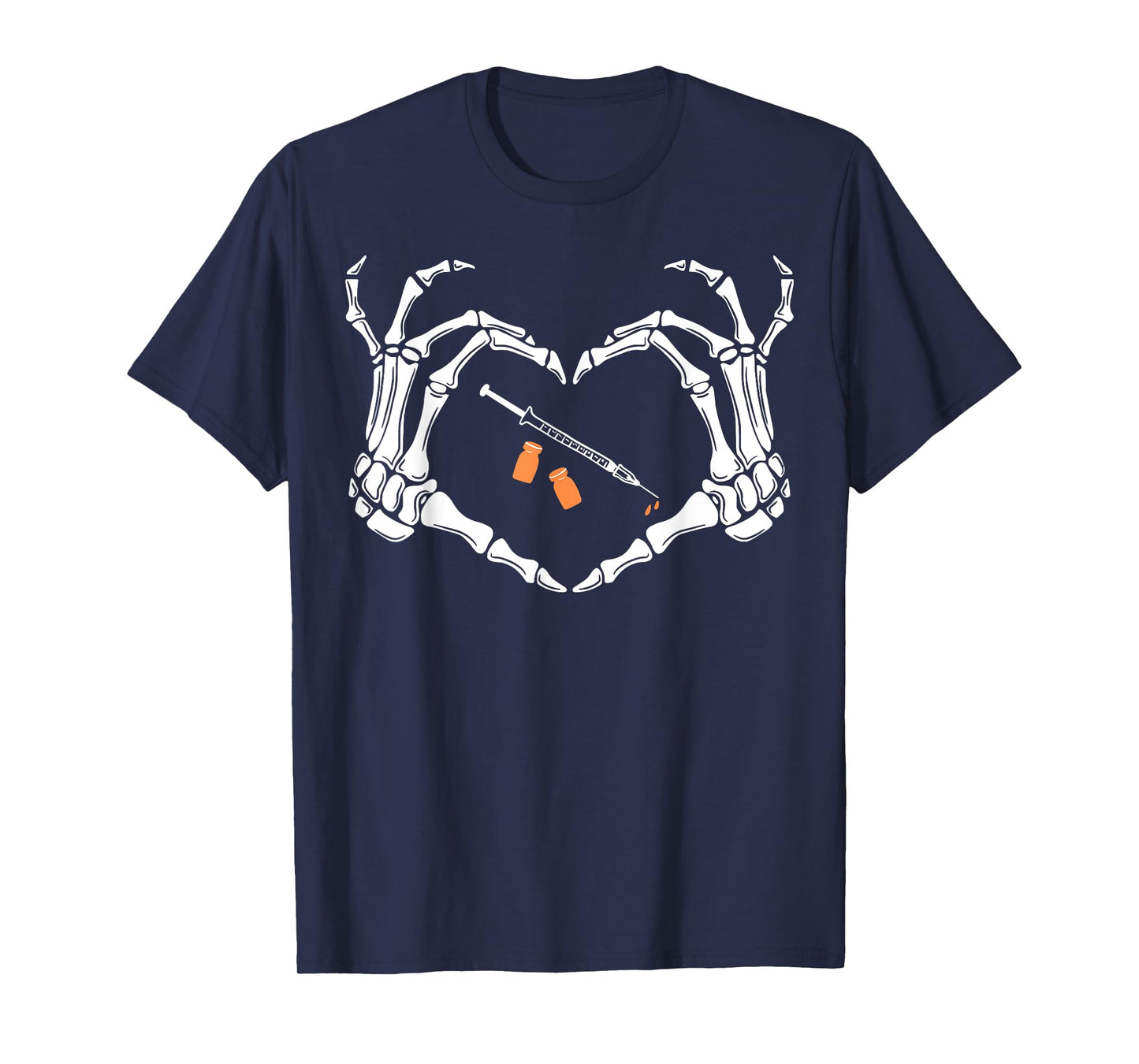 Aesthetic Injector Skeleton Hands Love Neurotoxin and Filler T-Shirt
