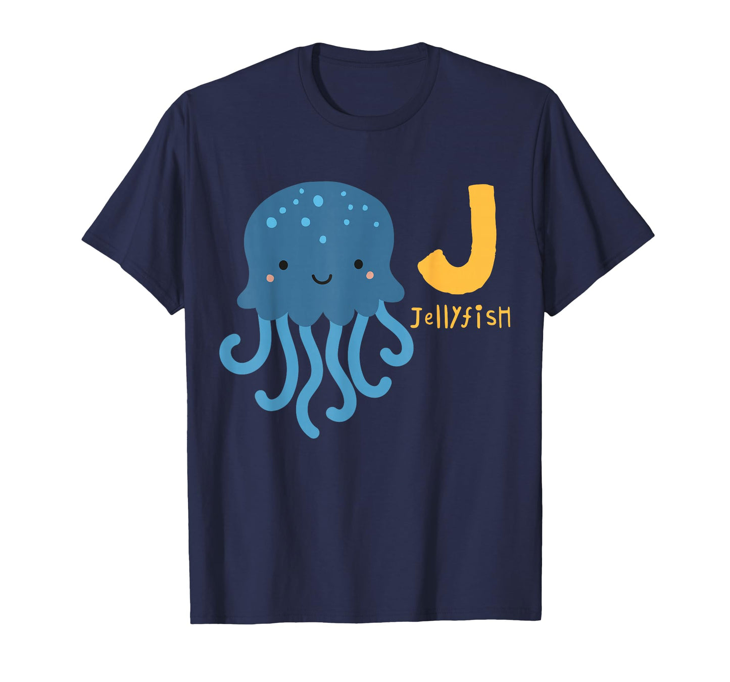 Alphabet Animals Jellyfish T-Shirt T-Shirt