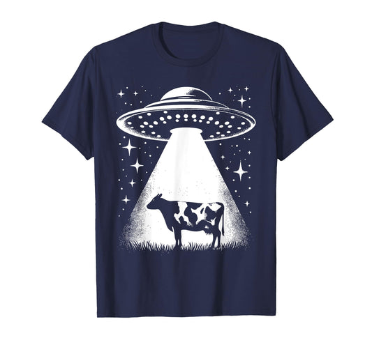 Cow Farmer Breeder - Funny Alien Normande Cattle UFO T-Shirt