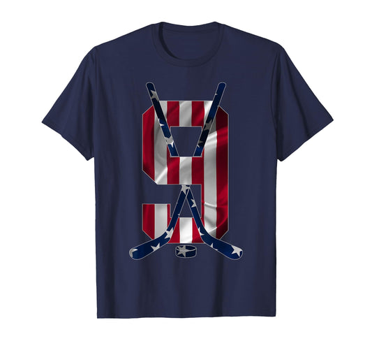 NUMBER 9 YEARS ICE HOCKEY 9TH BIRTHDAY T-Shirt