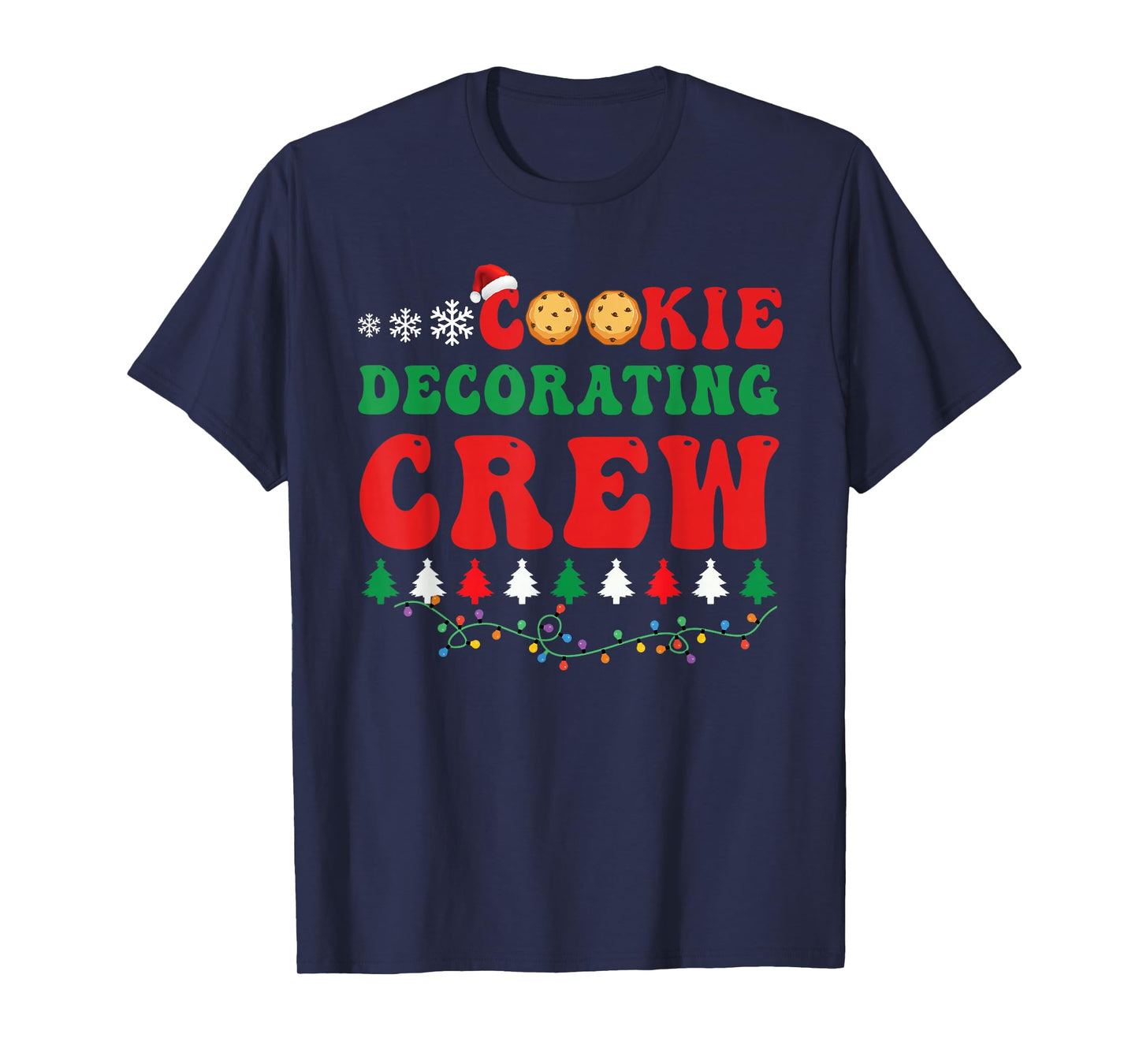 Cookie Decorating Crew Baker Funny Christmas Family Baking T-Shirt