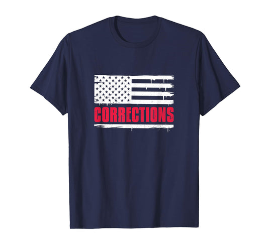 Corrections Officer American Patriot Penal Officer Jail Ward T-Shirt