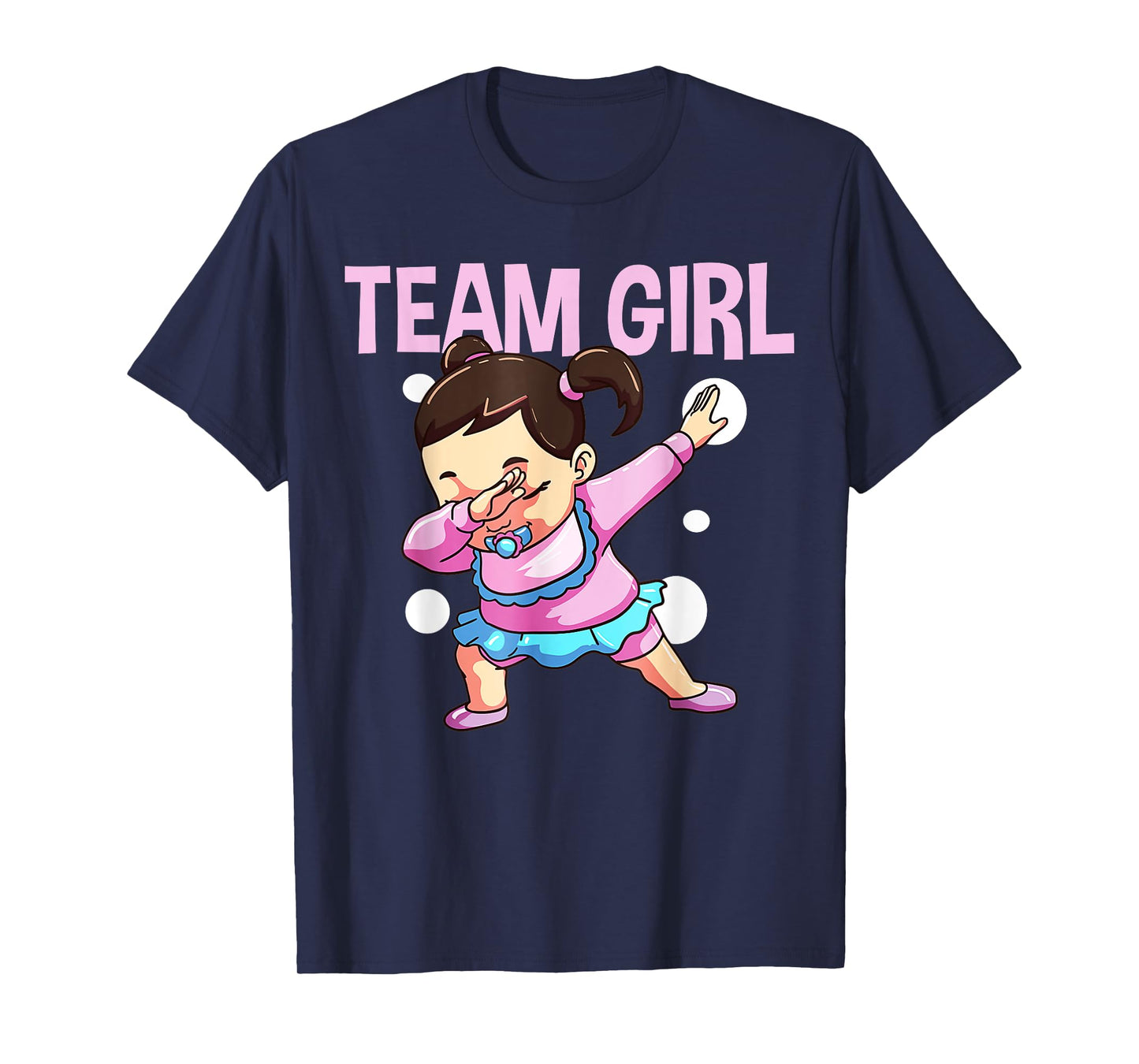 Gender Reveal Party Pink Baby Announcement Team Girl T-Shirt