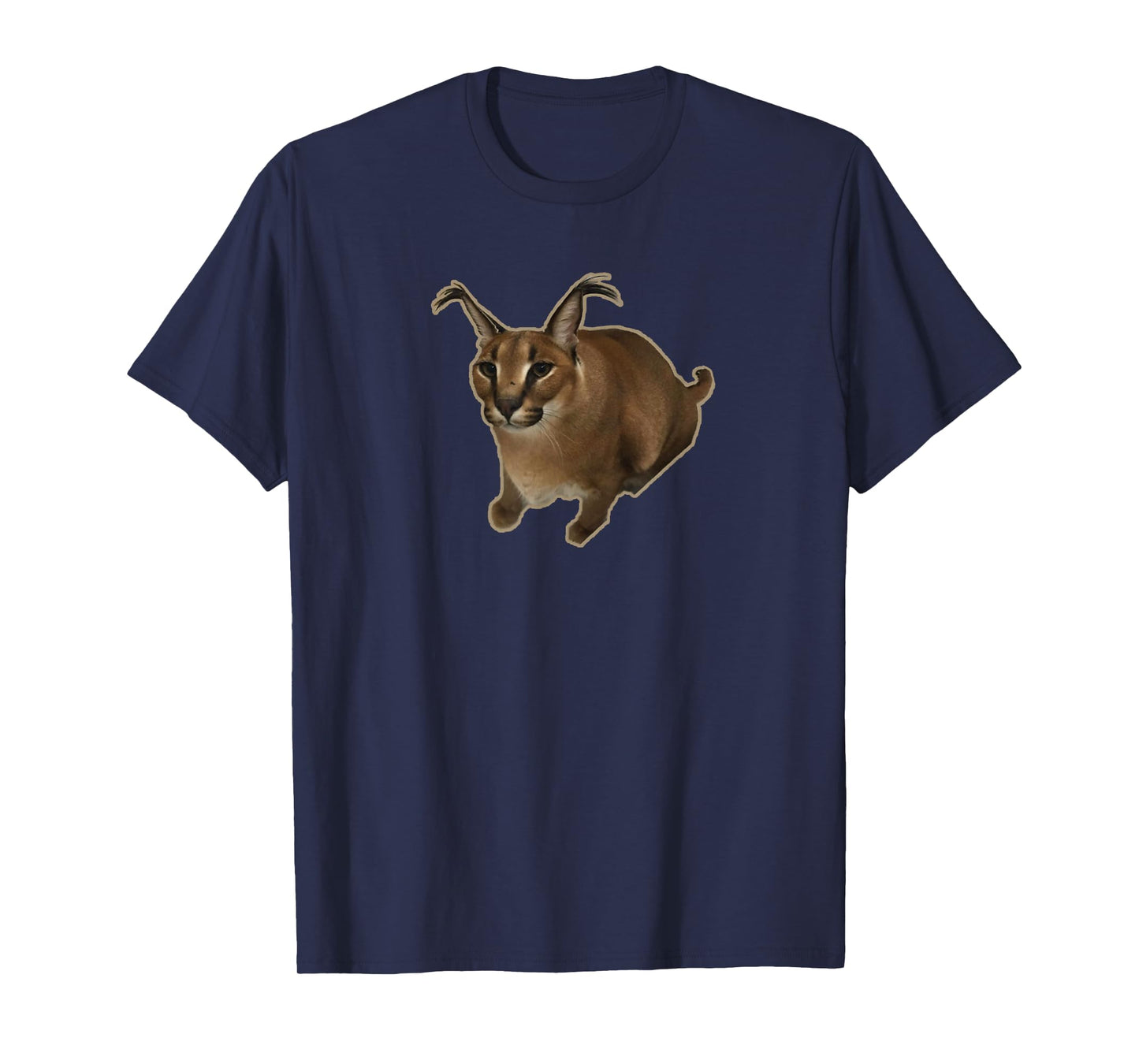 Big Floppa Meme Cat T-Shirt