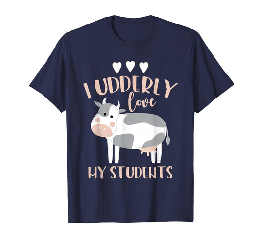 Cow Teacher Gift T-Shirt T-Shirt