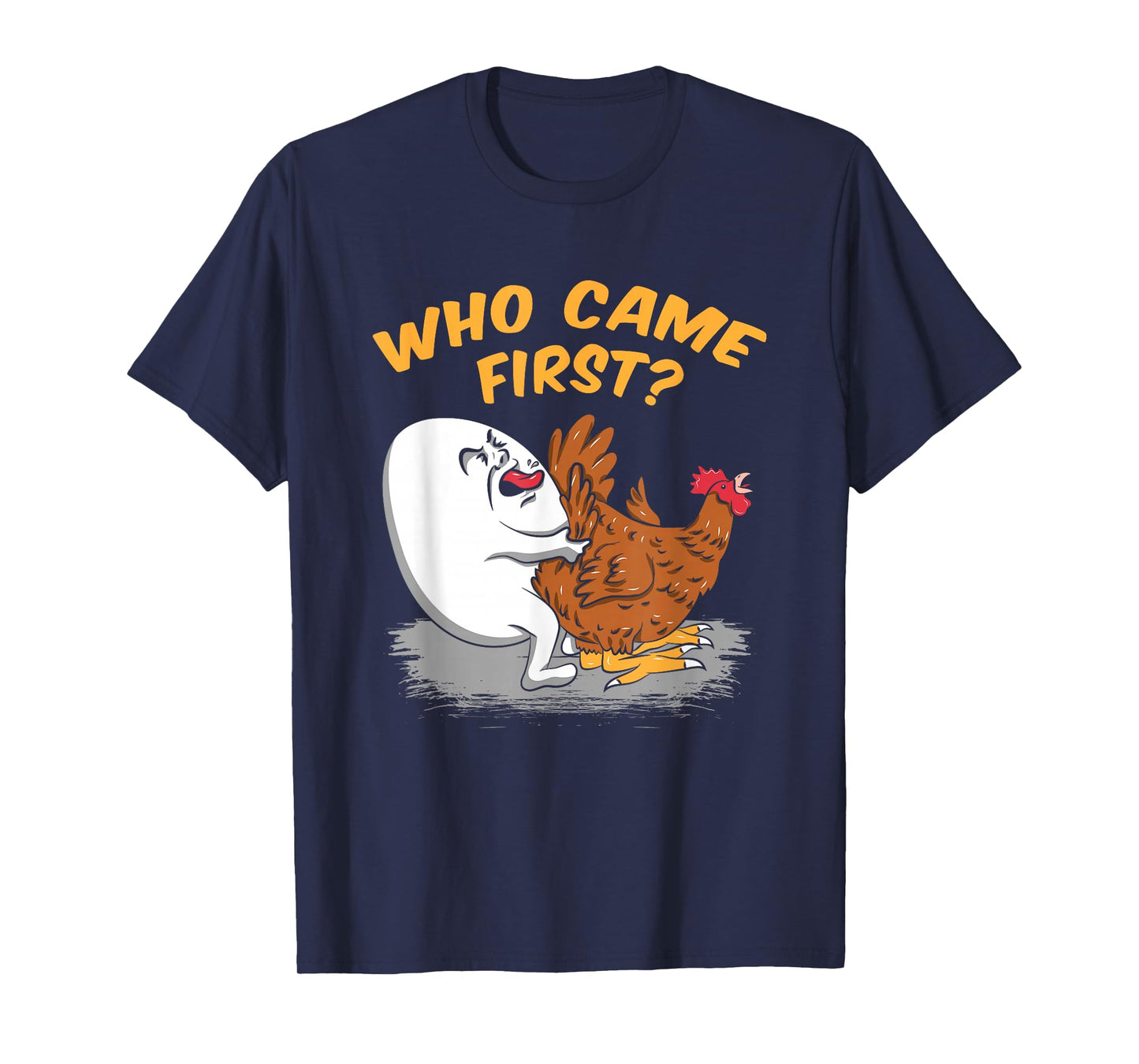 Chicken Farming - Who came First Poultry Farmer Gift Idea T-Shirt