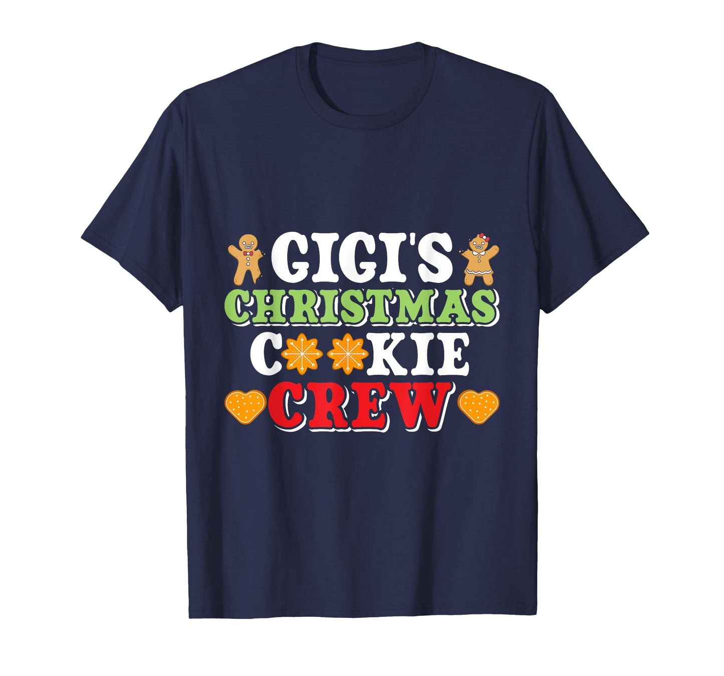 Christmas Costume GIGI'S CHRISTMAS COOKIE CREW Grandchildre T-Shirt