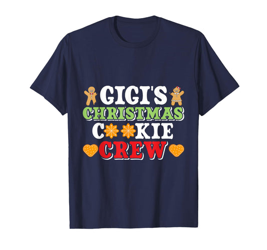Christmas Costume GIGI'S CHRISTMAS COOKIE CREW Grandchildre T-Shirt