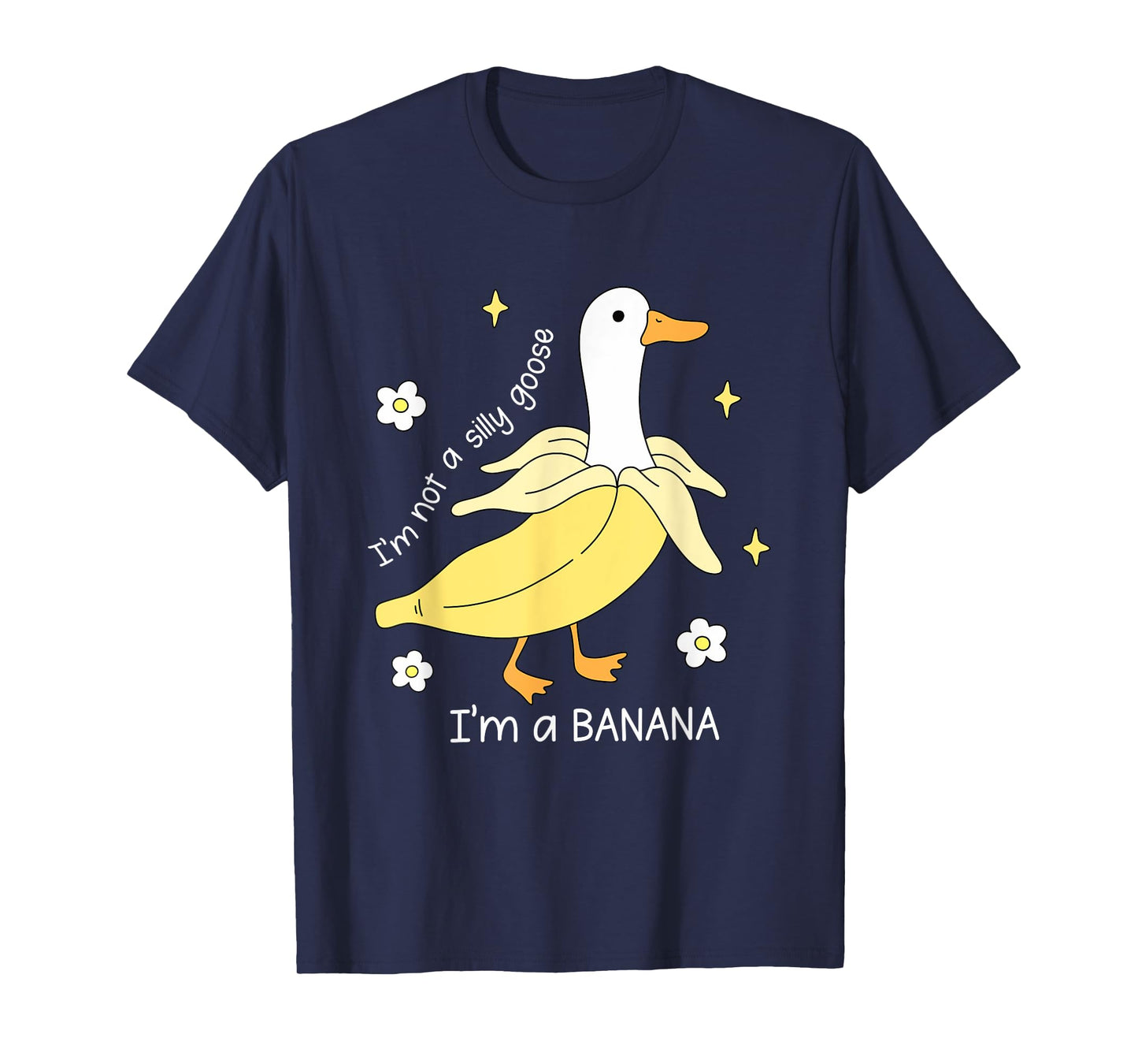 Funny Goose Banana Costume Cute Silly Animal Meme Humor Fun T-Shirt