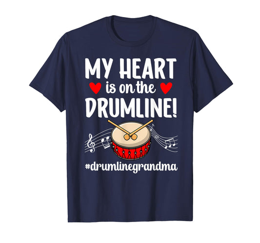 Proud Drumline Grandma Drumline Grandmother T-Shirt