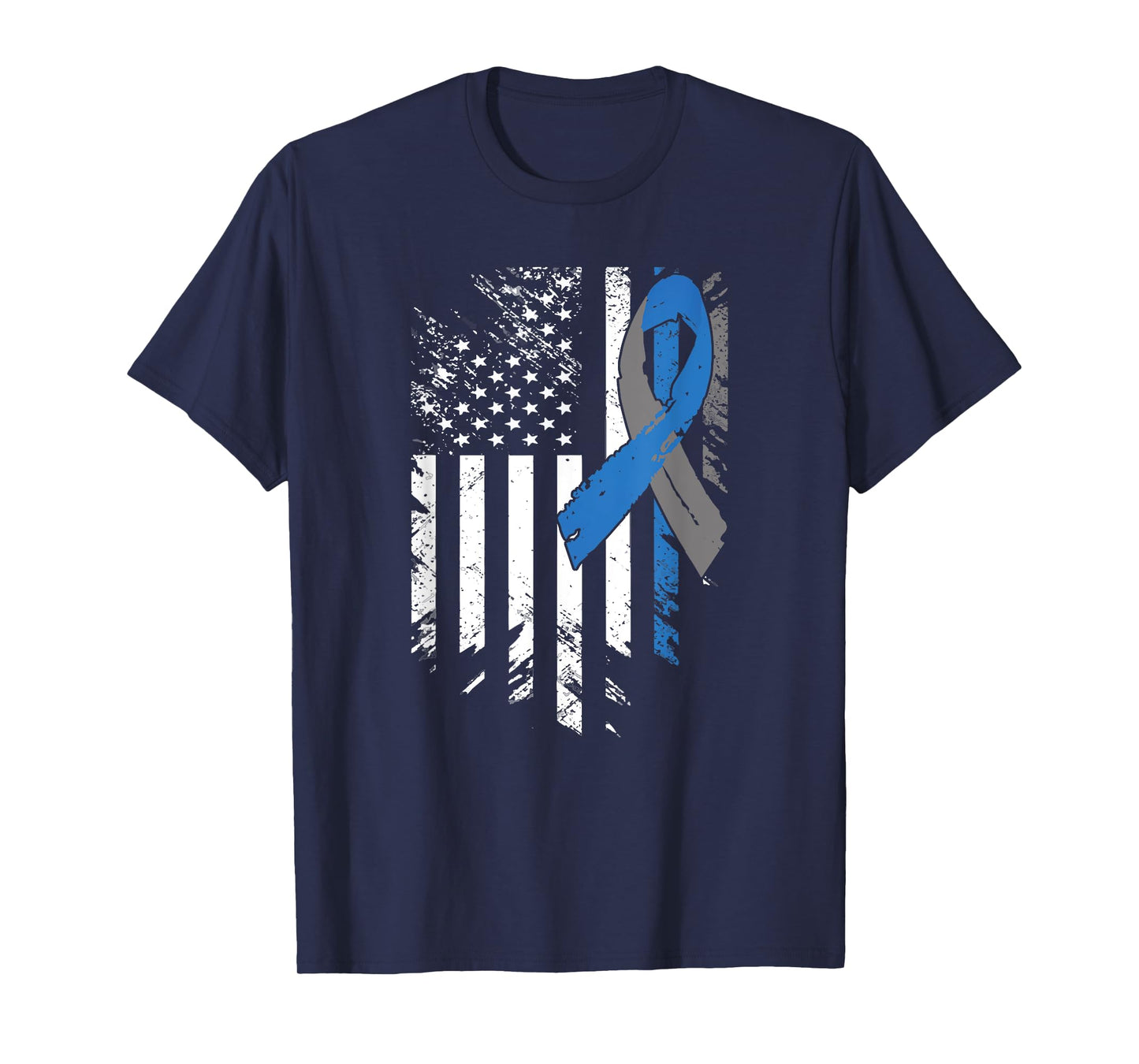 USA Flag Diabetes Type 1 Awareness Family Support Women Men T-Shirt