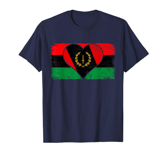 Heritage Black African American Flag 1967 T-Shirt