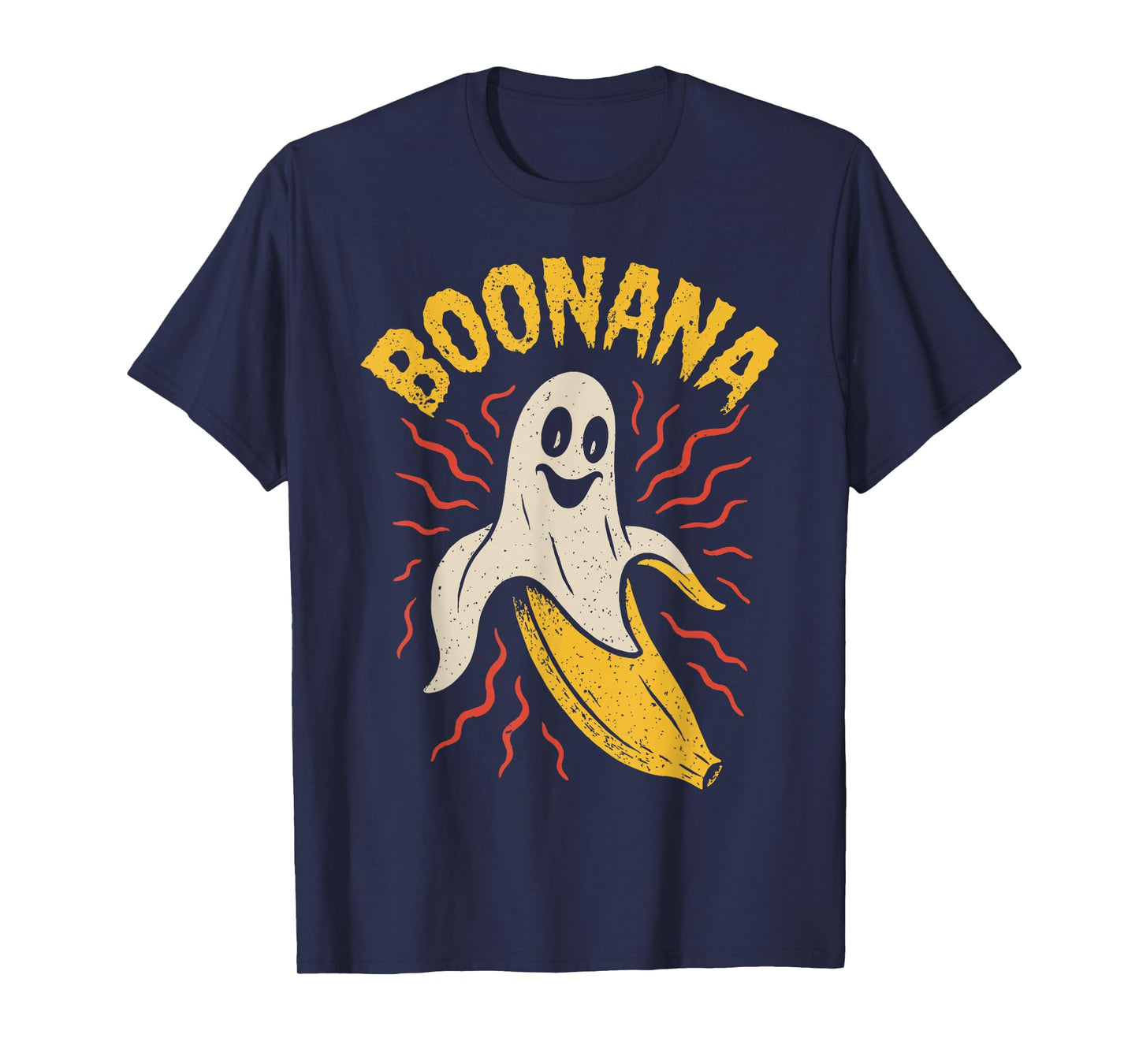 Halloween Spooky Banana Ghost Cute Boonana T-Shirt
