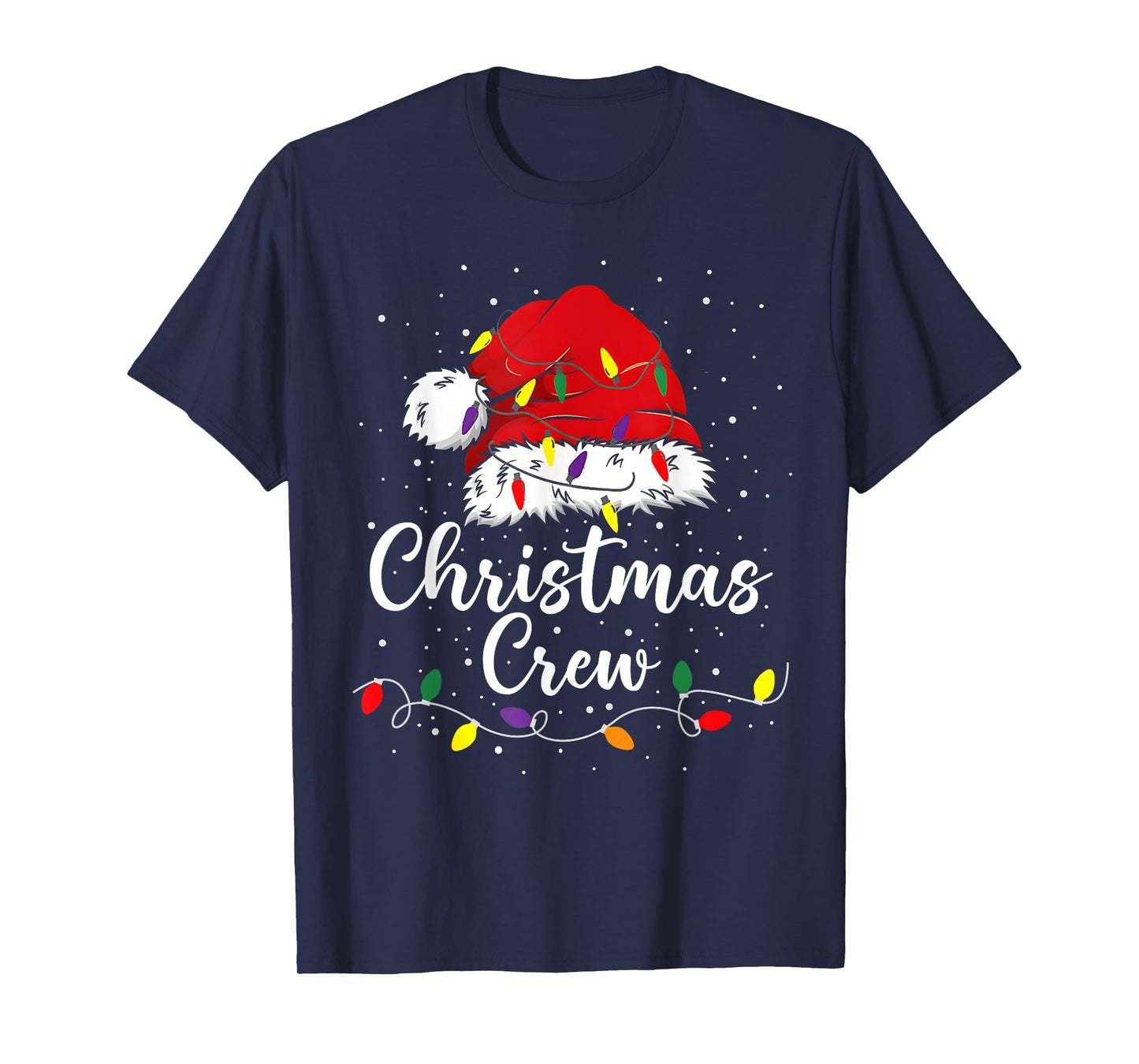 Christmas Crew Family Group Matching Christmas Pajama Party T-Shirt