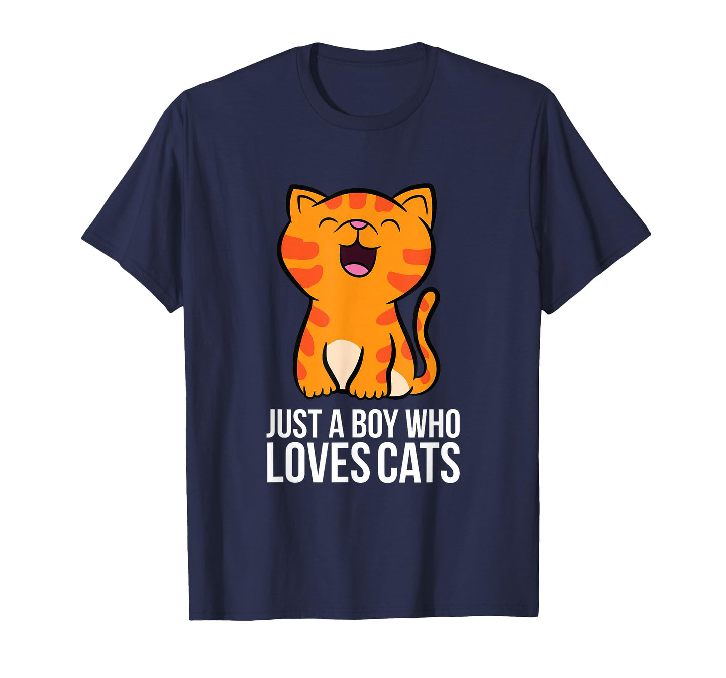 Just a Boy Who Loves Cats T-Shirt