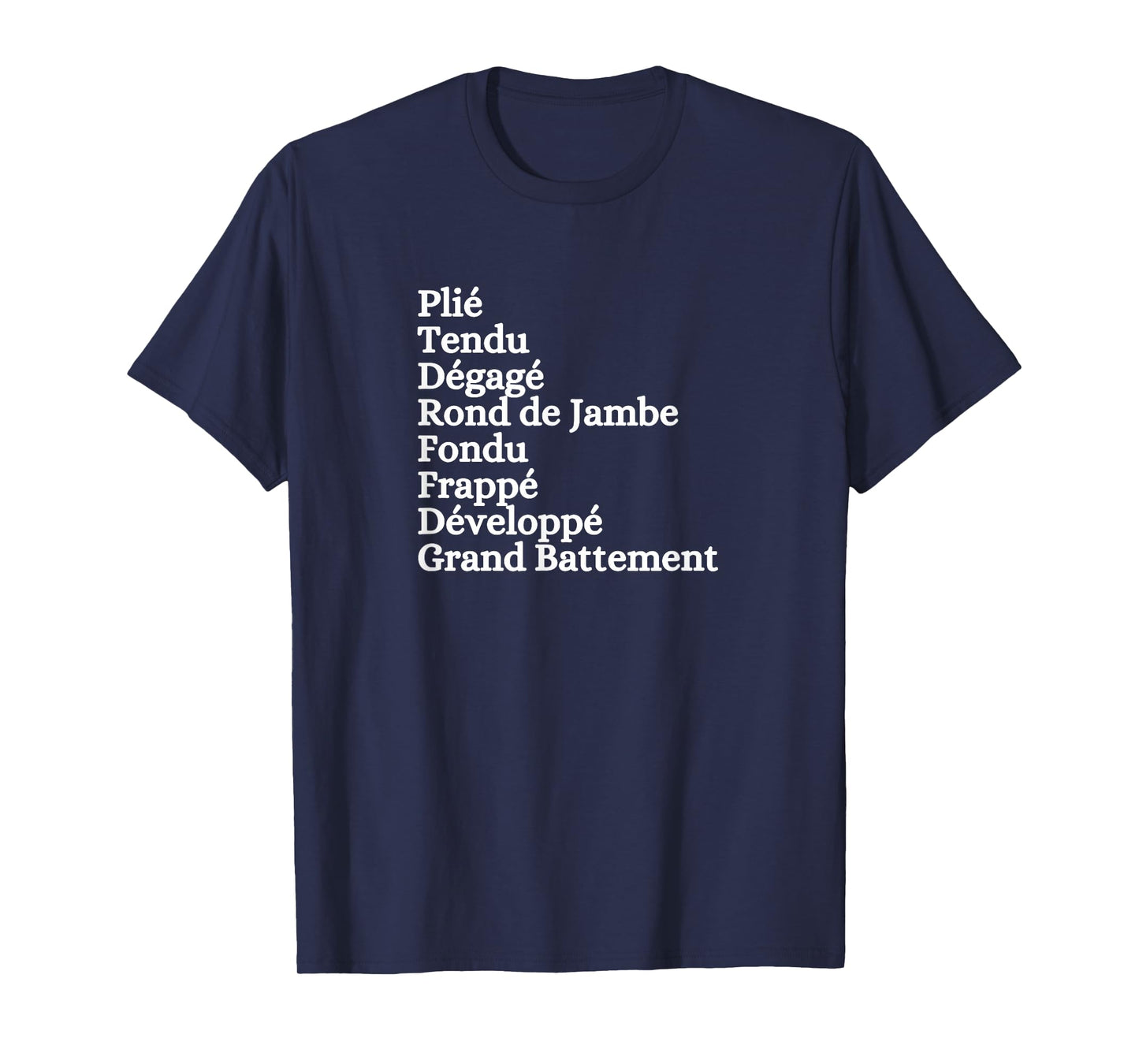 Ballet Barre Warm UP Ballerina Dancer Plie Tendu Graphic T-Shirt