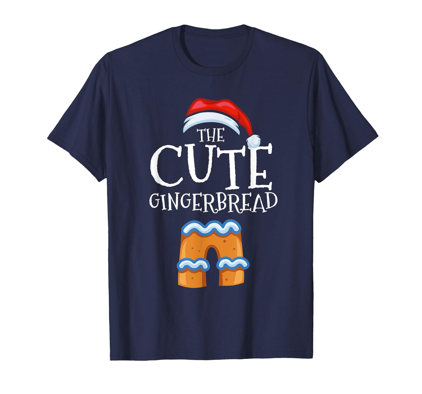 Cute Gingerbread Family Matching Group Christmas Gift T-Shirt