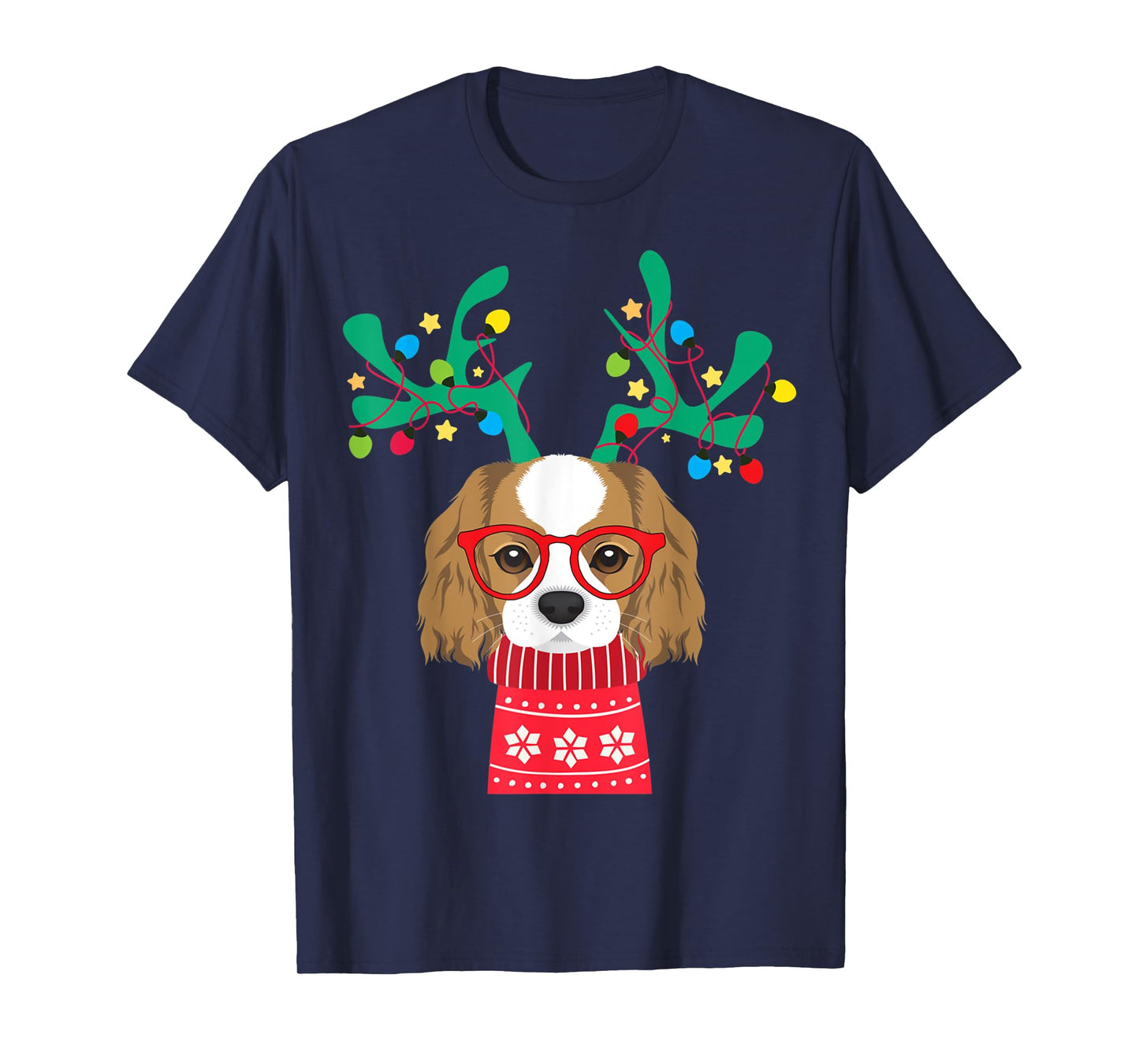 Crazy Cat Flash ForEssential quotes 114 Cavalier King Charles Spaniel Funny Holiday Xmas Christmas T-Shirt