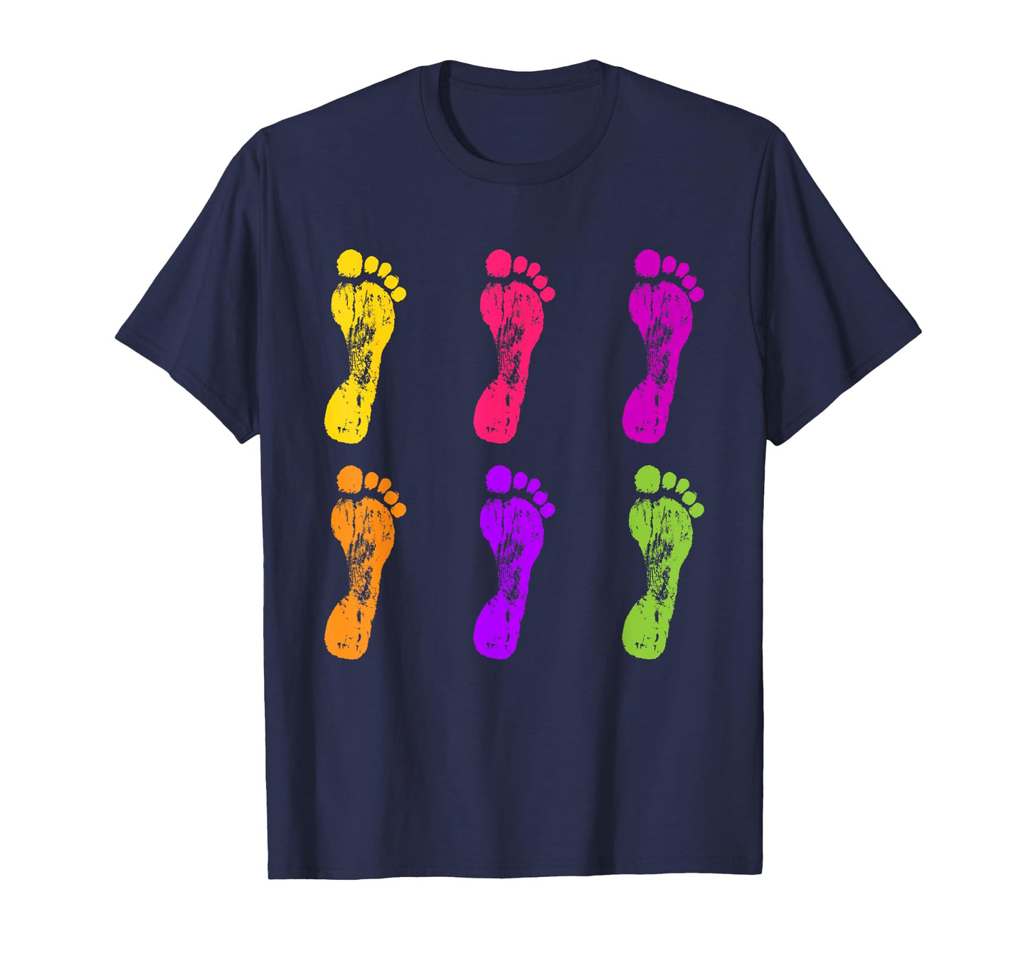 Colorful Footprint | Chiropodist | Foot Doctor Podiatrist T-Shirt