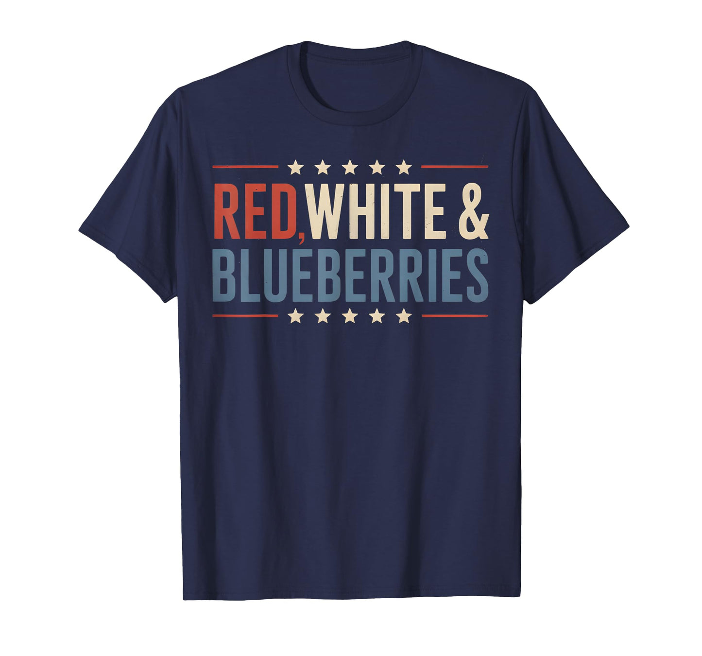 Red White and Blueberries USA Patriotic for Men Women T-Shirt