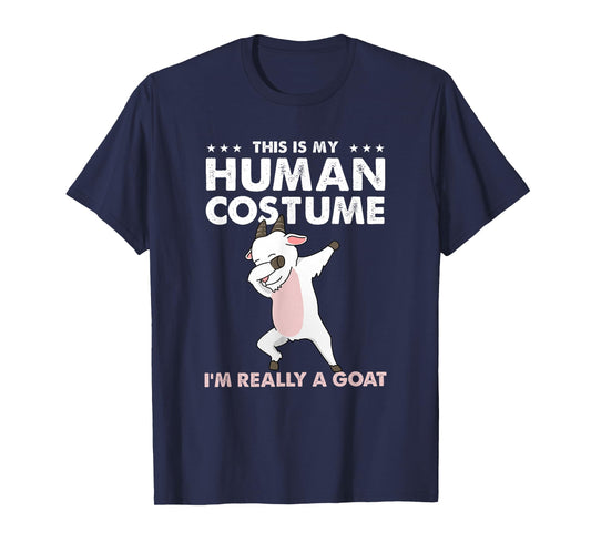 This Is My Human Costume Goat Halloween T-Shirt