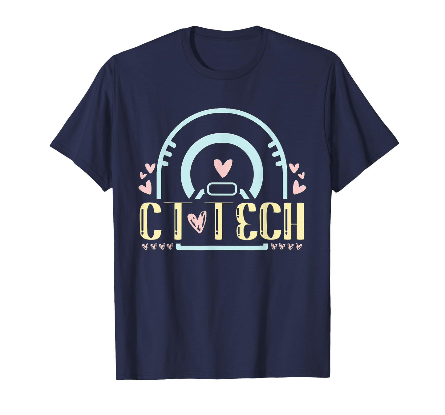 Ct Tech Gifts Merch Apparel - CT Technologist Radiology T-Shirt - Black - Women's - Small - Modern - Casual - Short Sleeve - T-Shirt
