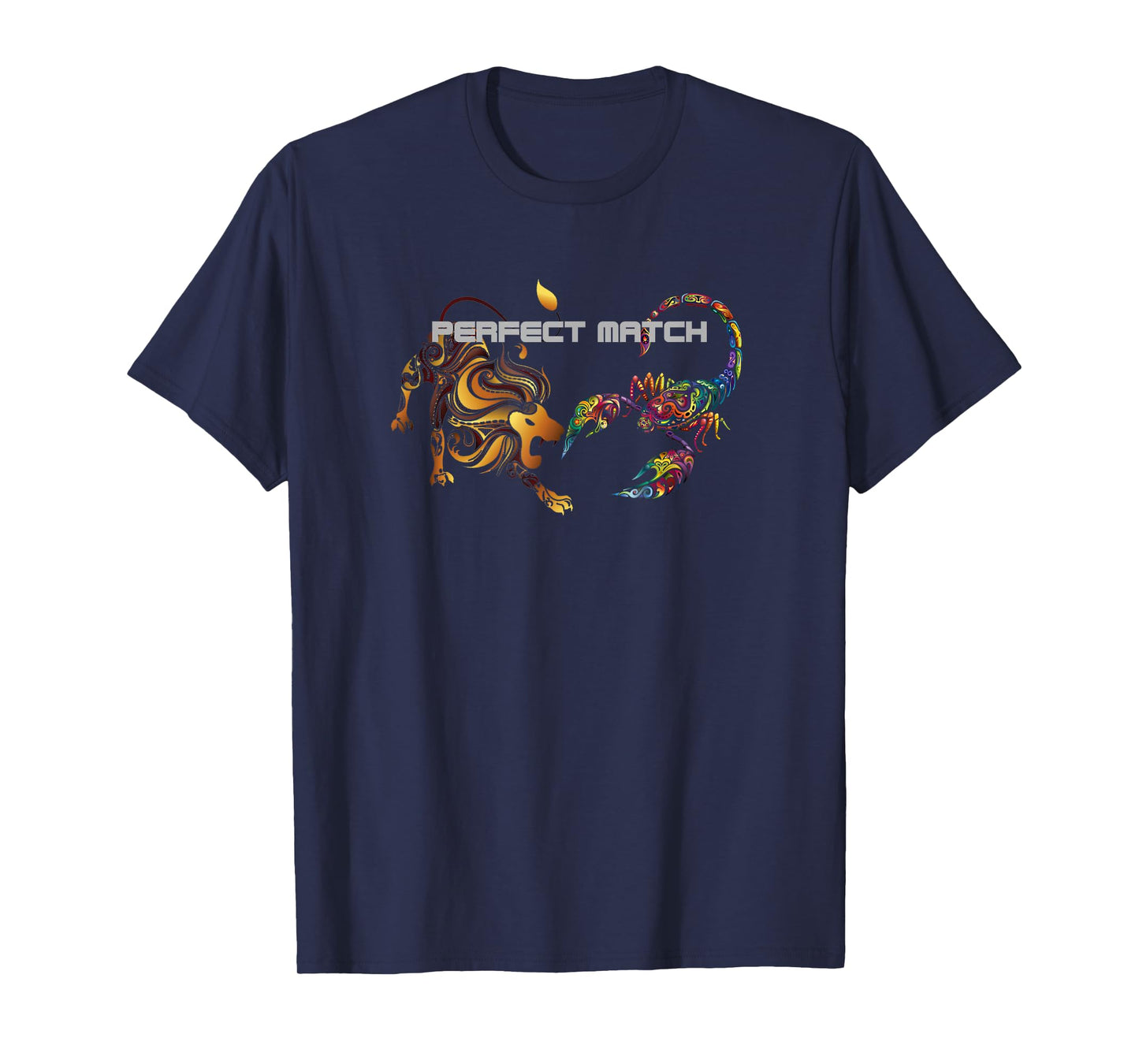 Leo and Scorpio makes a good Couple Lover matching T-Shirt