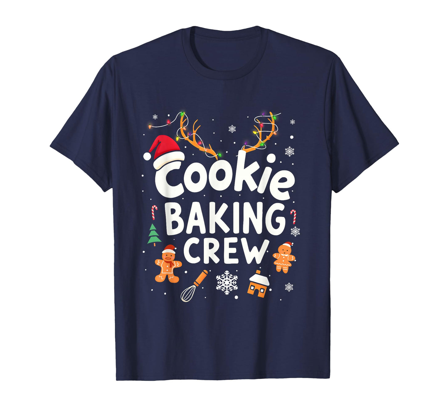 Christmas Cookie Baking Crew Family Baking Team Funny Cookie T-Shirt