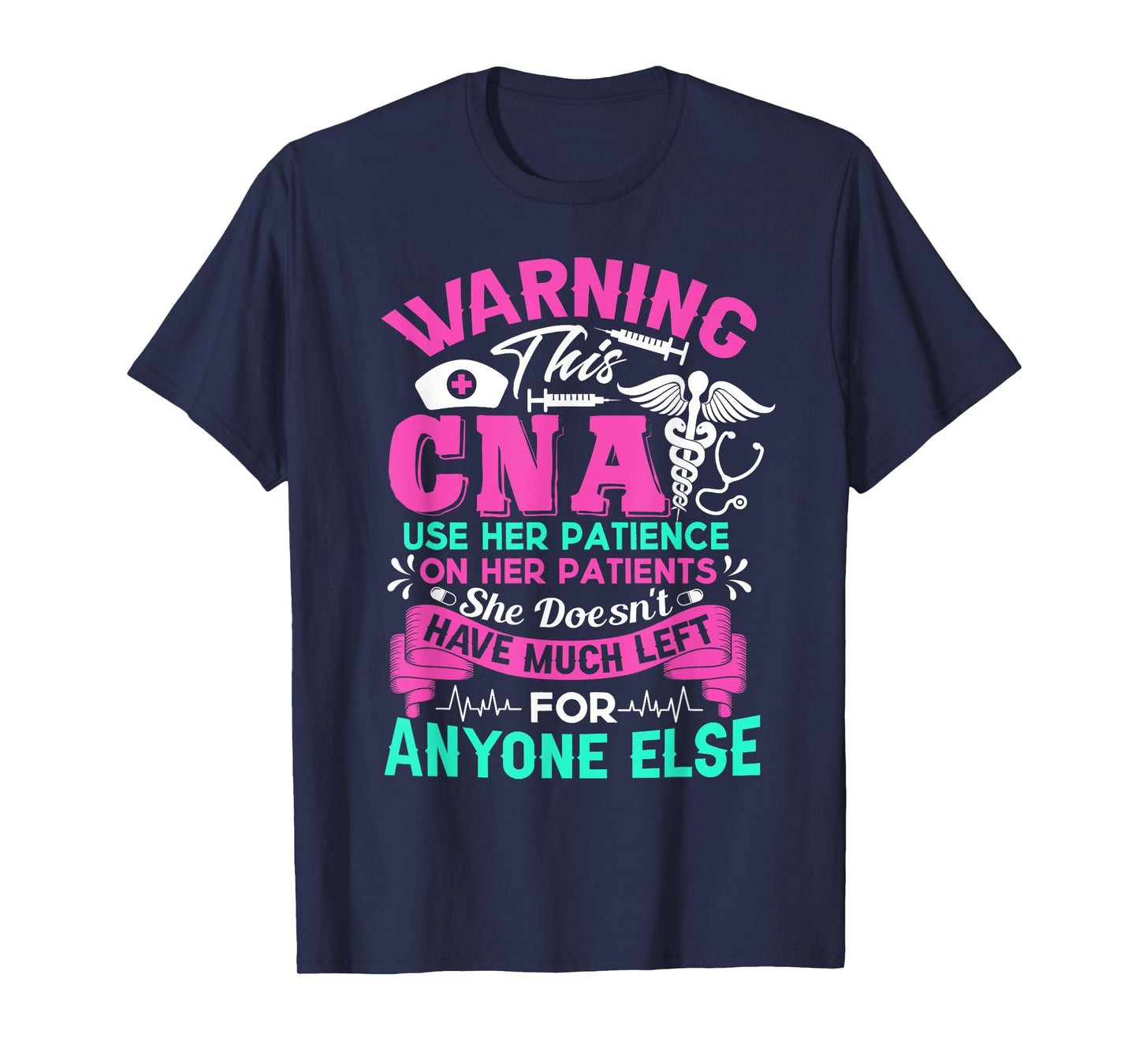 CNA Shirt - Warning This CNA Use Her Patience T-Shirt