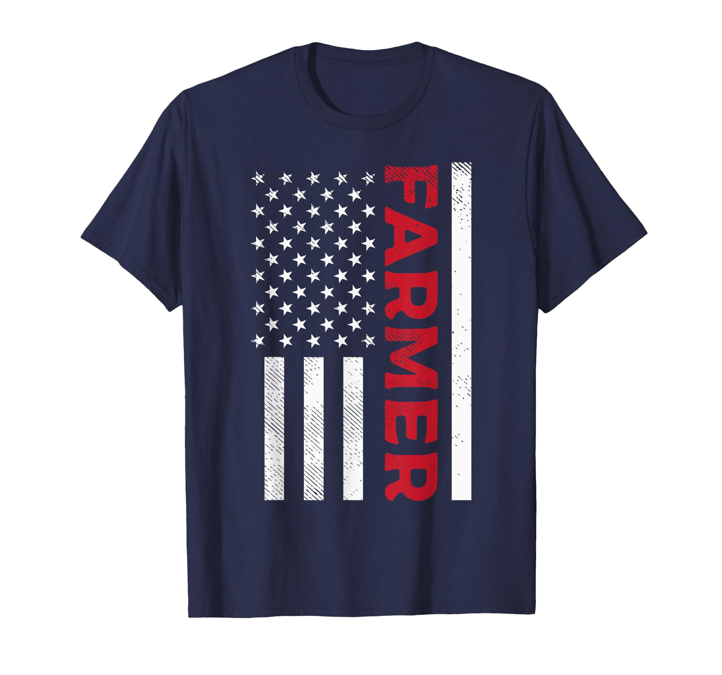 American Flag Farmer Country Farming Farm Patriotic Gift T-Shirt
