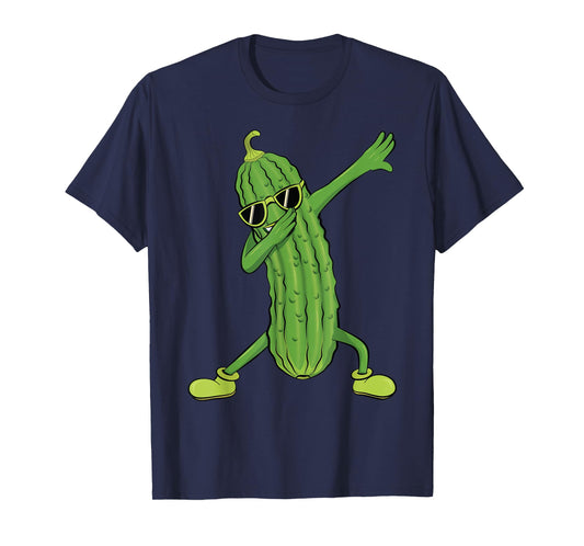 Dabbing Pickle Dancing Cucumber Lover Funny Gifts T-Shirt