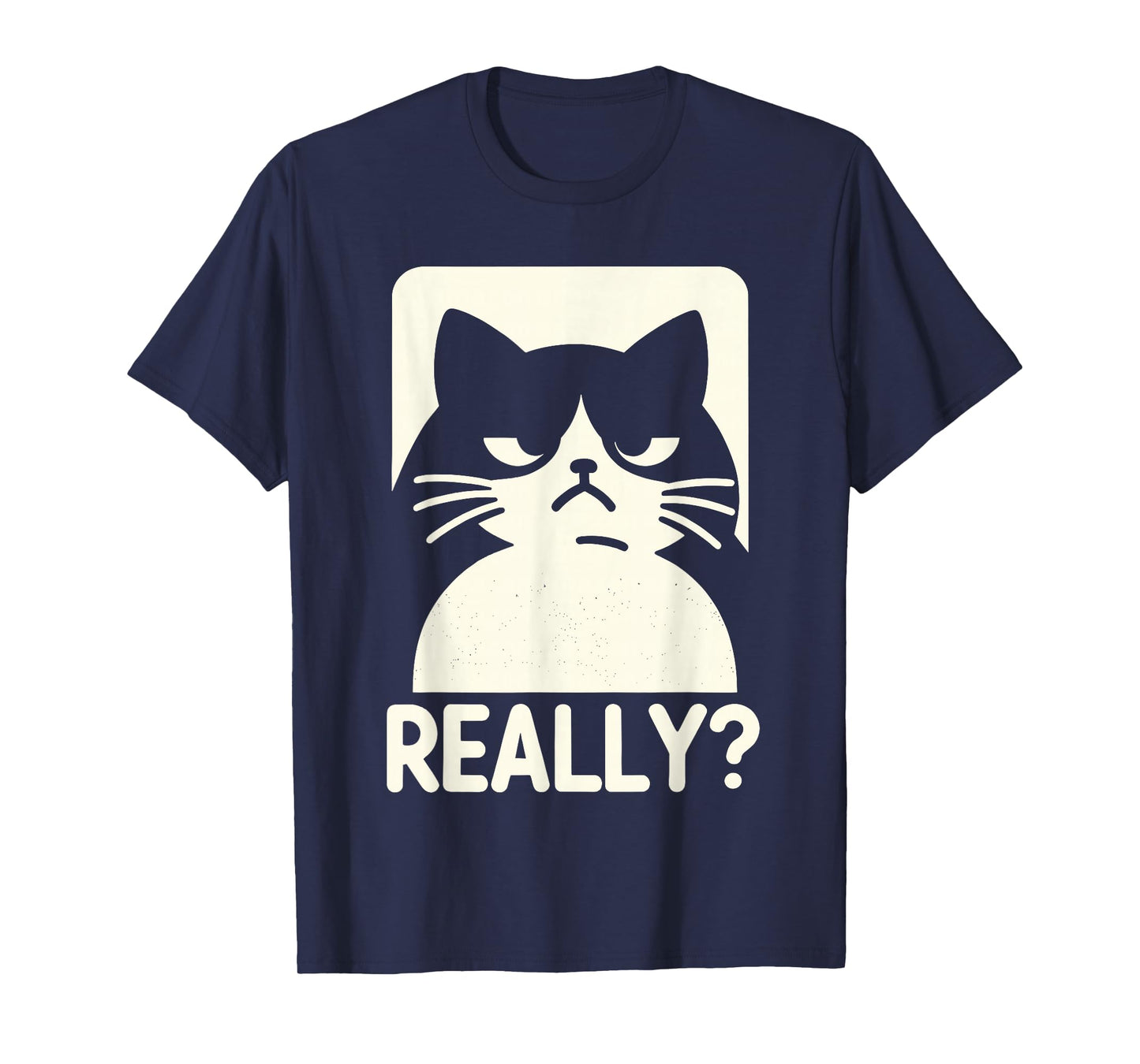 Funny Annoyed Cat Really Sarcastic Rolling Eyes Kawaii Cat T-Shirt