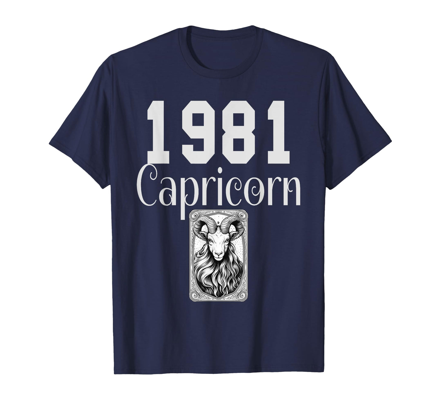1981 Capricorn Zodiac Tarot T-Shirt