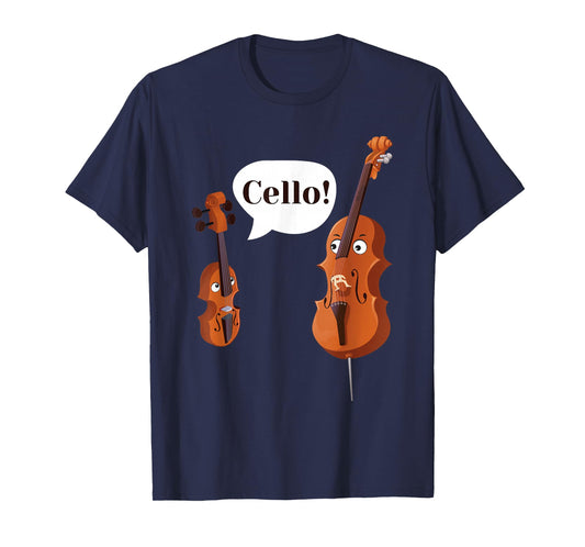 Cello Player Cellist Orchestra Musician Classical Music T-Shirt