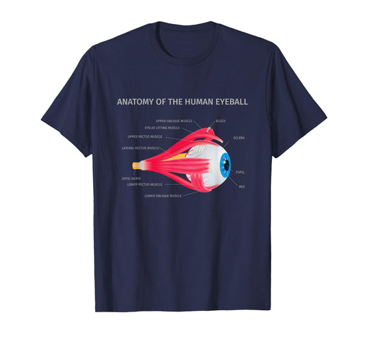 Anatomy of Human Eyeball for Medic T-Shirt