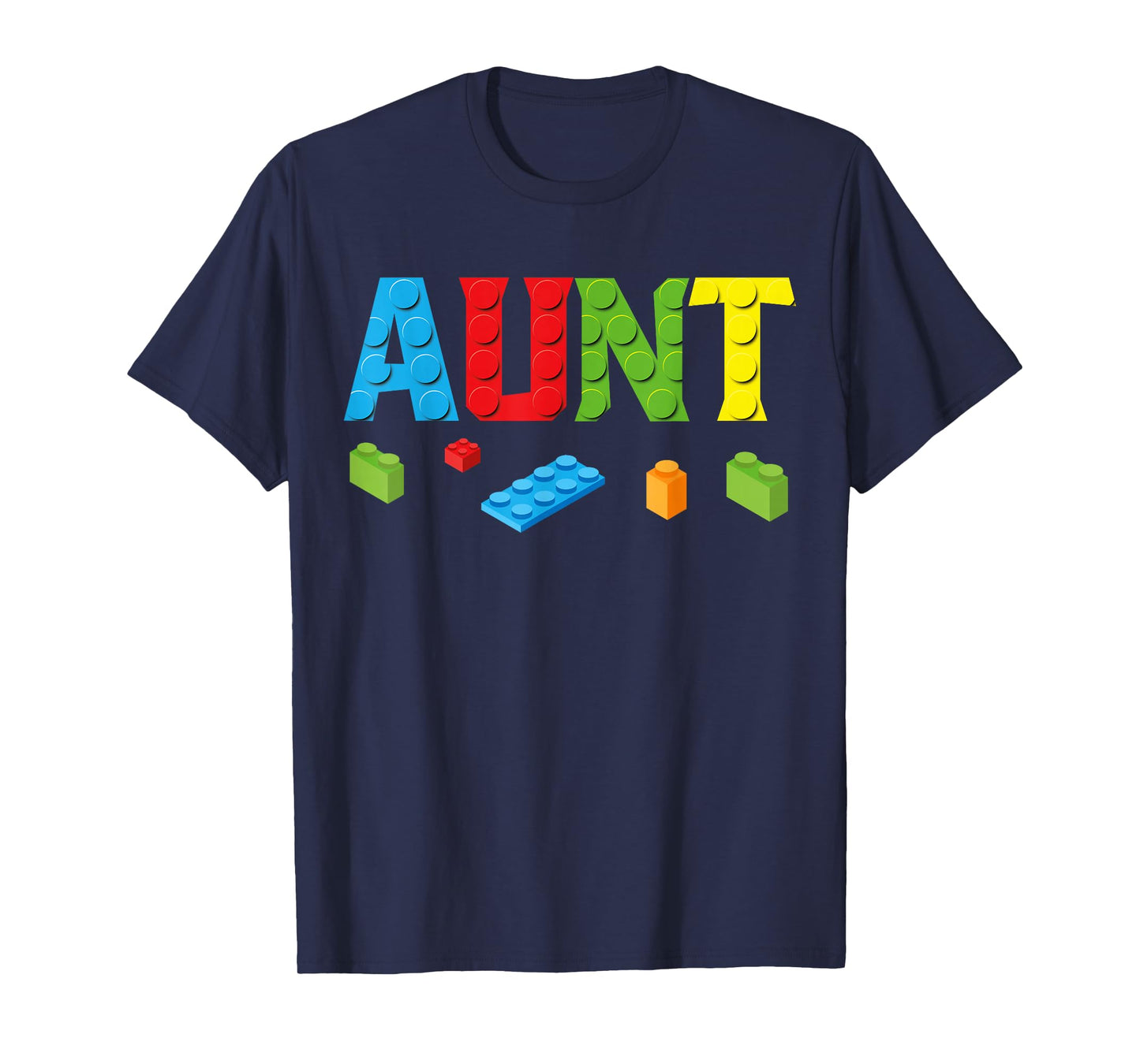 Aunt Master Builder Building Bricks Blocks Family Set Women T-Shirt