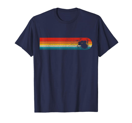 Drummer Drum Kit Vintage Drummer Gift T-Shirt