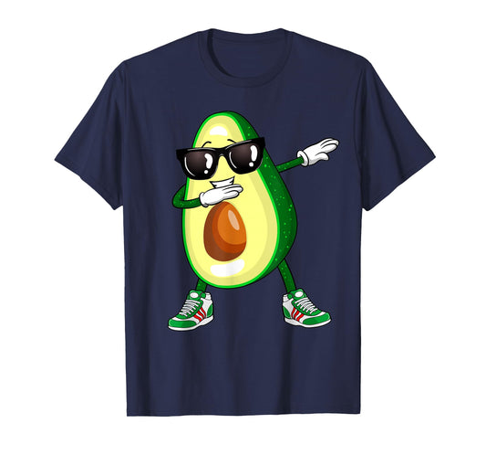 Dabbing Avocado Shirt Funny Vegan Food Lover Tee Kids Women T-Shirt