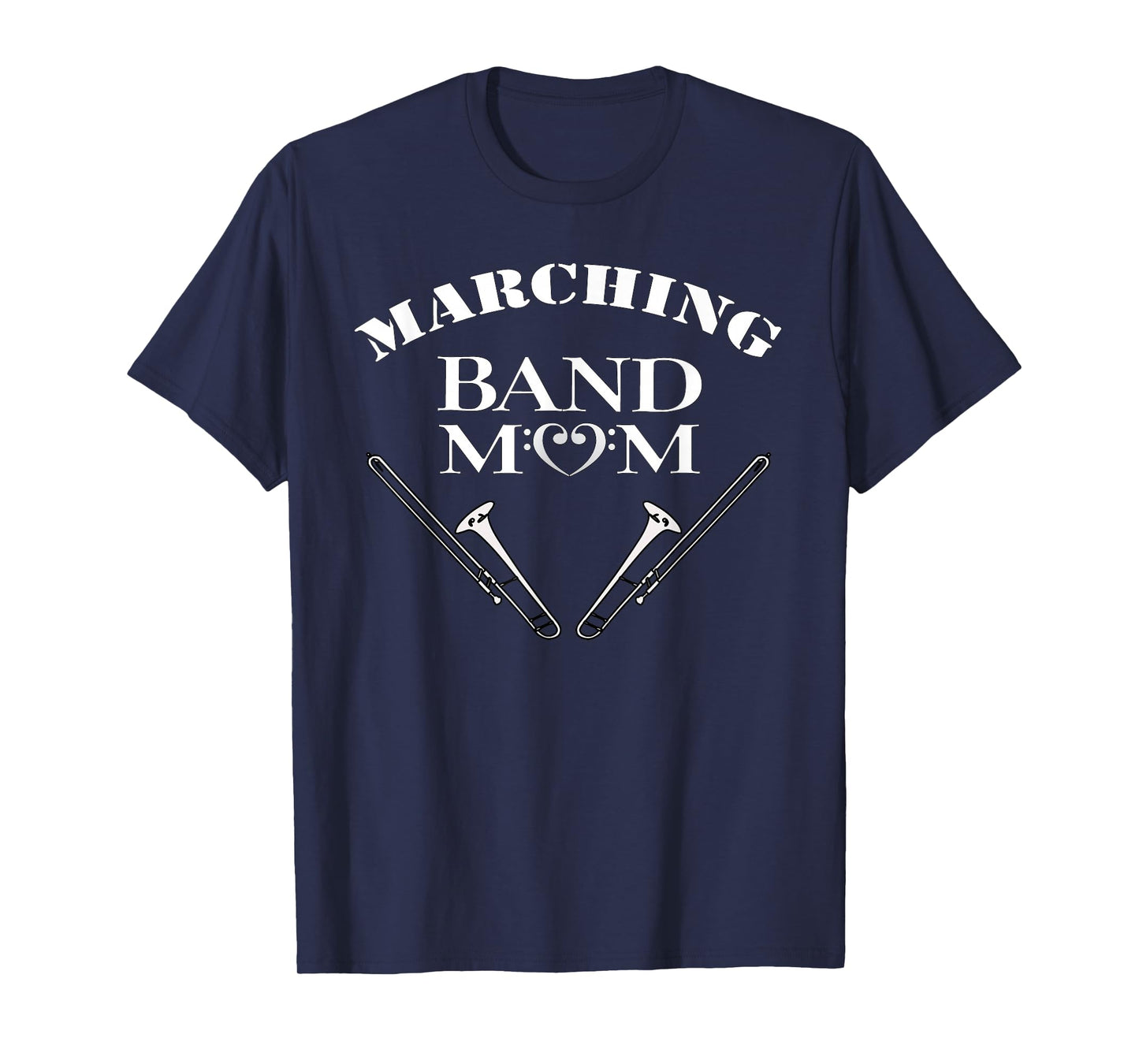 Marching Band Tee: Band Mom Trombone Shirt T-Shirt