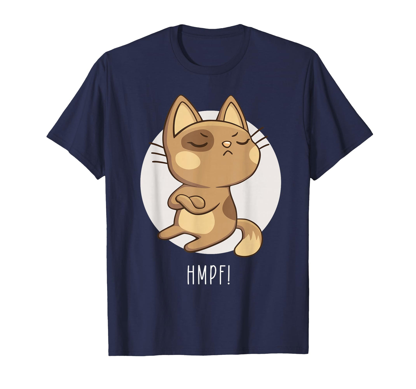 Hmph! Sulking Cat Anti-Social Cat for Funny Cat Lovers T-Shirt