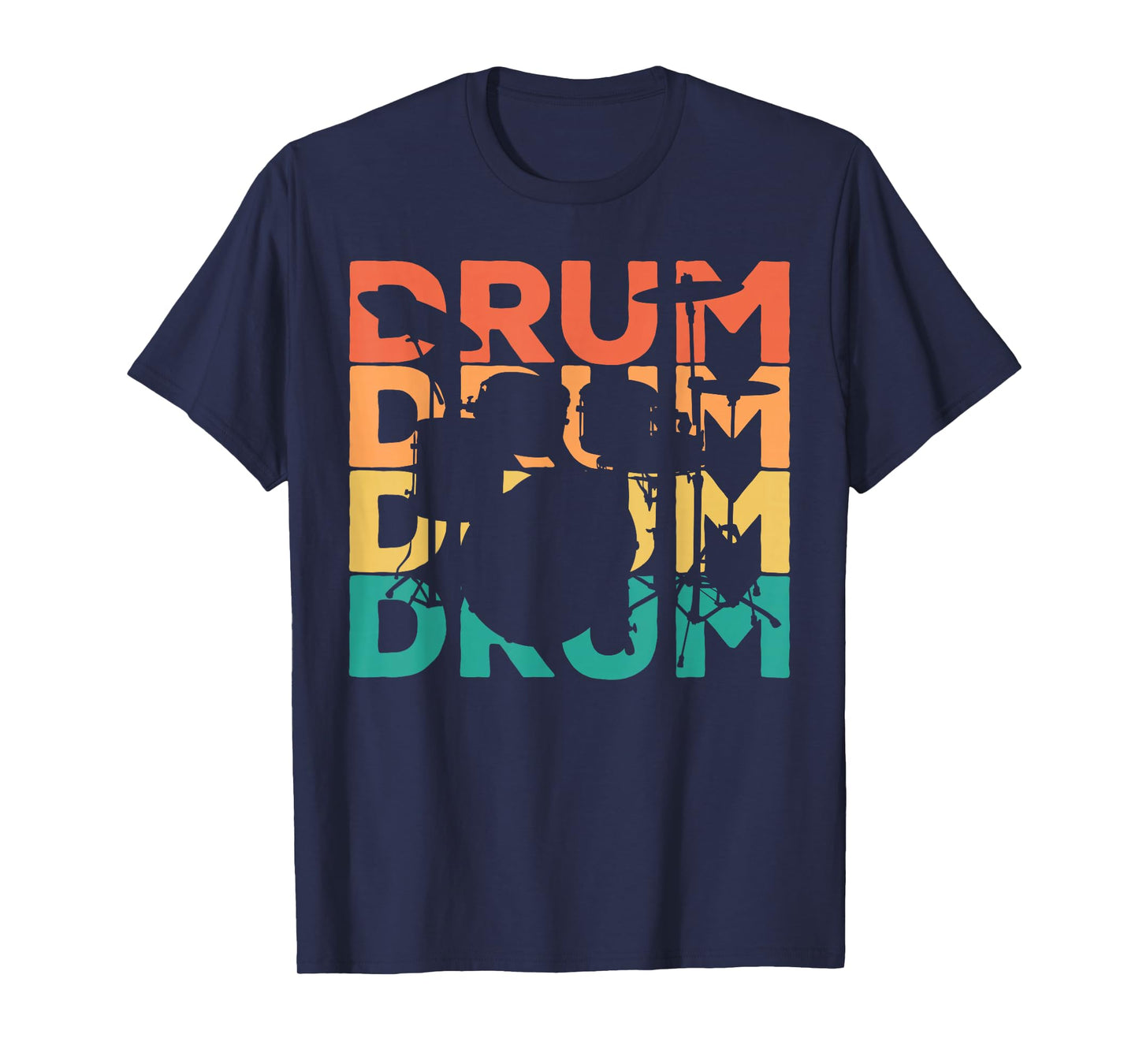 Retro Vintage Drums Gift for Drummers & Drummers T-Shirt